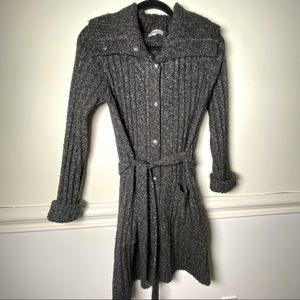 Grey Knit Cardigan